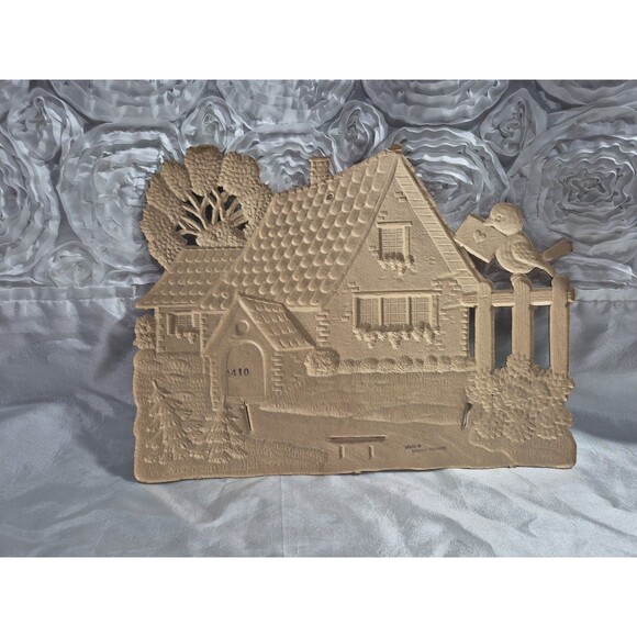 12" Large Antique German Valentine's Day Wall Decor Bird Heart Sealed Envelope - Picture 13 of 16